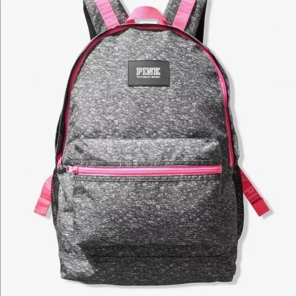Pink Grey And Hot-pink And Gray  Backpack NWT - Picture 1 of 3